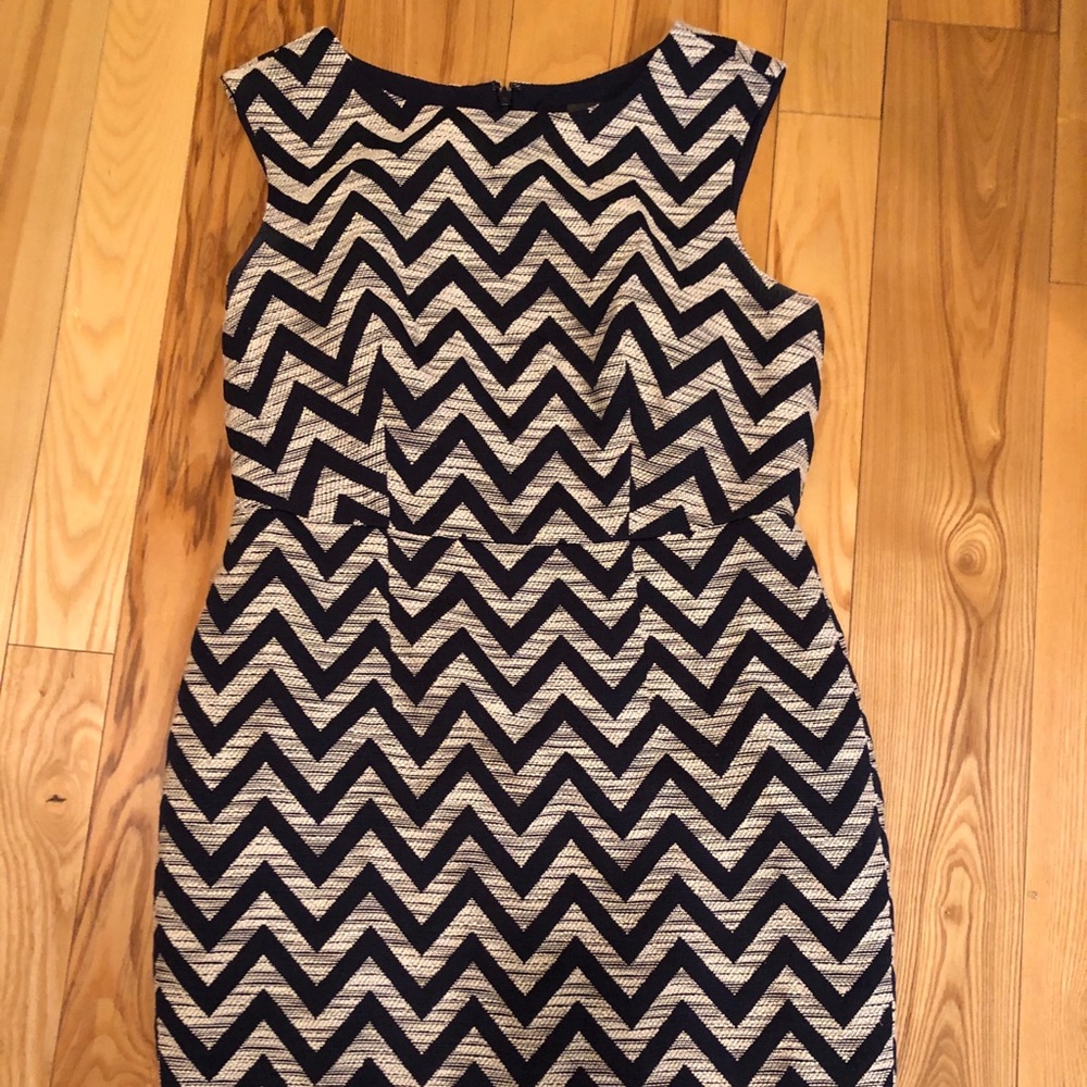 The Limited chevron pattern sheath dress.